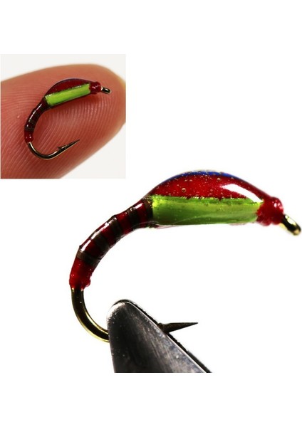 T Tarzı 6 Adet 6 Adet Hızlı Batan Perisi Scud Fly Bug Solucan Alabalık Balıkçılık Sinekler Yapay Böcek Balıkçılık Yem Cazibesi Balıkçılık Araçları (Yurt Dışından)