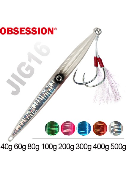 JIG16-YEŞIL Tarzı 100 Gram Obsessıon Metal Batan Jig Tuzlu Su Sazan Pike Peche Jig Er Crankbait Okyanus Balıkçılık Kancalar Çipura Aksesuarları (Yurt Dışından) fiyatları