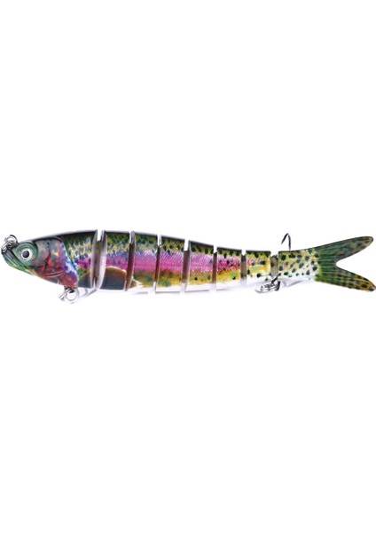 JM034-7 Tarzı Hengjıa 13.7 cm 10 cm 8 cm Batan Wobblers Balıkçılık Lures Çok Eklemli Swimbait Sert Yem Olta Takımı Bas Isca Crankbait (Yurt Dışından)