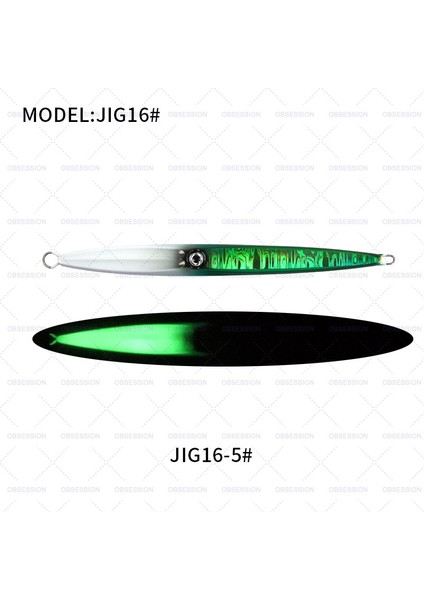 JIG16-YEŞIL Tarzı 300 Gram Obsessıon Metal Batan Jig Tuzlu Su Sazan Pike Peche Jig Er Crankbait Okyanus Balıkçılık Kancalar Çipura Aksesuarları (Yurt Dışından)