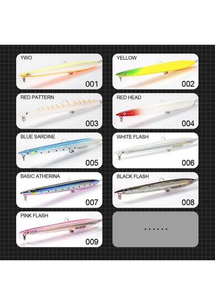 No.8 Tarzı 27G-180MM Hunthouse Balıkçılık Cazibesi Kalem Sg Sörf Sert Yem Batan Yüzen Yemler Japonya Yapımı Kalem Sandeel Sörf Yürüteç Iğne Olta Takımı (Yurt Dışından) modelleri