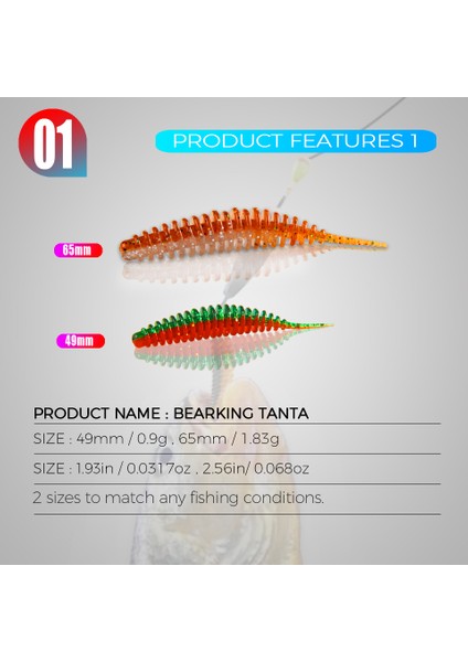 L Tarzı 5CM20 Adet Bearkıng Tanta Balıkçılık Lures 5cm 6.5cm Yapay Yemler Wobblers Yumuşak Lures Shad Sazan Silikon Balıkçılık Yumuşak Yemler Mücadele (Yurt Dışından)