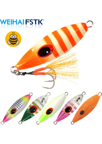 JP210902-RENKLI28 Tarzı 80G Dökme Metal Jig Yavaş Pitch Jig G Shore Döküm Jig Kaşık Tuzlu Su Balıkçılık Cazibesi Yavaş Arı Jig Yapay Yem (Yurt Dışından) fiyatları