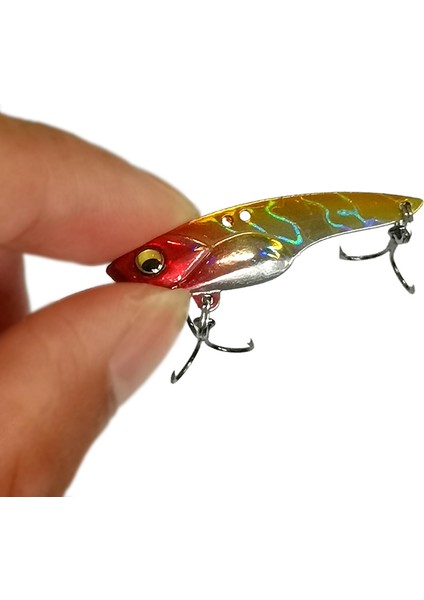 D-14G-6CM Tarzı Yeni 3.5gg Buz Metal Balıkçılık Cazibesi Yapay Crankbait Vib Lures Kış Balıkçılık Titreşim Jerkbait Wobblers Nehir Mücadele (Yurt Dışından) fırsatları