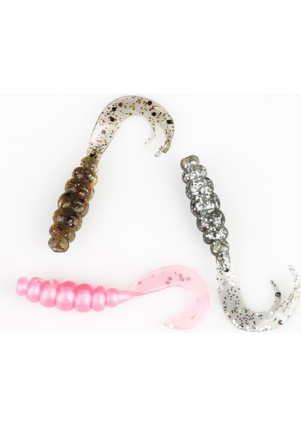 QHC001 Tarzı Ardea Yumuşak Lures Silikon Yem Worg Yapay Grub Swimbait Wobblers Sazan Çift Renkli Olta Takımı (Yurt Dışından) fırsatları