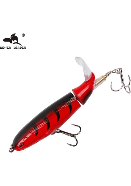 No.9 Stili 15G Daha Iyi Lider Whopper Plopper Topwater Yüzen Cazibesi 13G 15G 36G Yapay Yem Sert Plopper Yumuşak Dönen Kuyruk Olta Takımı (Yurt Dışından)