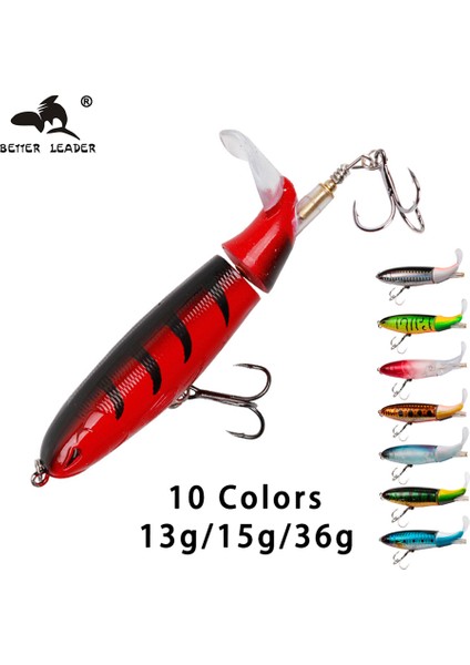 No.9 Stili 15G Daha Iyi Lider Whopper Plopper Topwater Yüzen Cazibesi 13G 15G 36G Yapay Yem Sert Plopper Yumuşak Dönen Kuyruk Olta Takımı (Yurt Dışından) fiyatları