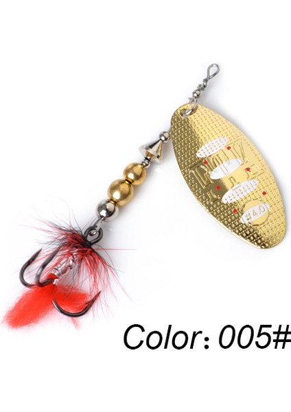 No.5 Tarzı 8g Er Yem Balıkçılık Cazibesi Kaşık Lures 8g 14G 20G Tüy Tiz Kanca ile Metal Sert Yem Sazan Pike Olta Takımı 11 Renkler (Yurt Dışından)