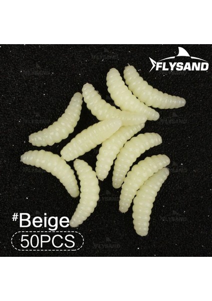 Bej Tarzı Flysand Çantası 2cg Kurtçuk Grub Yumuşak Cazibesi Yemler Yedi Renk Kokusu Solucanlar Glow Karides Balıkçılık Lures Okyanus Nehir Balıkçılık (Yurt Dışından)