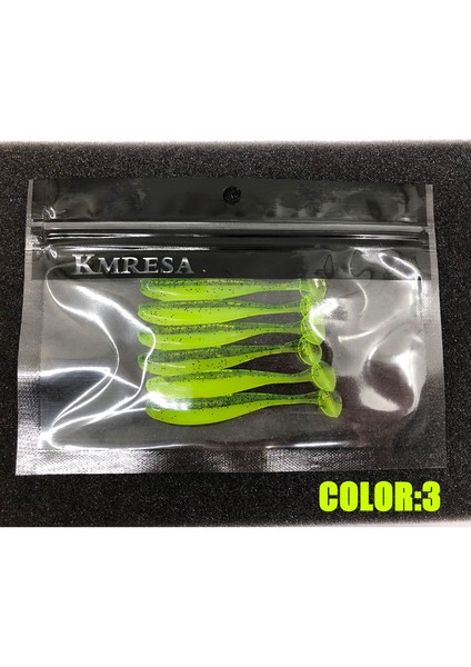 No.3 Tarzı 9cm 6pcslot 5 cm 7 cm cm Wobblers Balıkçılık Lures Kolay Parlatıcı Swimbait Silikon Yumuşak Yem Çift Renk Sazan Yapay Yumuşak Cazibesi (Yurt Dışından)