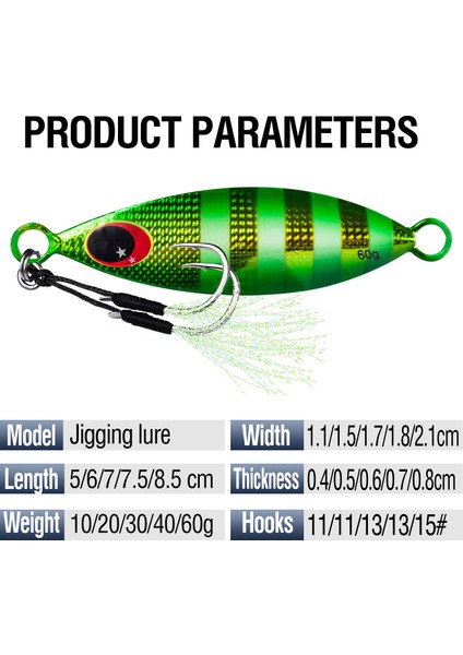 No.10 Stili 20G Metal Yavaş Jig Cazibesi Sert Yapay Biyonik Yem 30G 40G 60G Jig Cazibesi Ton Balığı Bas Jig Deniz Tekne Batan Lures (Yurt Dışından) fırsatları