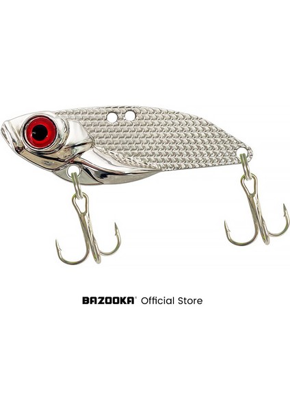 XWSVIB0005 Tarzı 3.5g Bazuka Vıb Yavaş Jig Jig Metal Yem Balıkçılık Cazibesi Kaşık Kurşun Batan Biyonik Yapay Sert Tekne Tüy Bas Pike Kış (Yurt Dışından)