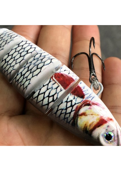G907D Stili G Swimbait Cazibesi Çok Eklemli Balık Balıkçılık Lures Wobblers Crankbait Sert Yem Olta Takımı (Yurt Dışından) indirimleri