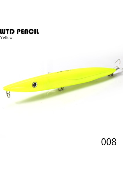 No.8 Tarzı 195 mm Hunthouse Don Belone Kalem Yem Espetron Leurre Wtd Balıkçılık Lures Üst Su G Uzun Döküm Lüfer Levrek Ton Balığı T (Yurt Dışından)