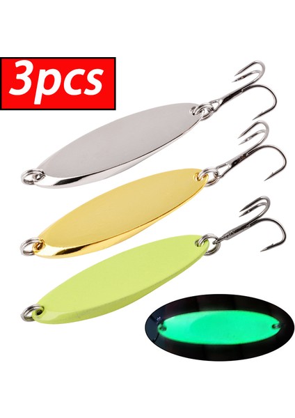 3 Adet-A Tarzı 56G 3 Adet Altın Gümüş Aydınlık Dönen Metal Er Kaşık Balıkçılık Cazibesi Yemler Alabalık Pike Pesca Balık Tiz Kanca Mücadele (Yurt Dışından) fiyatları