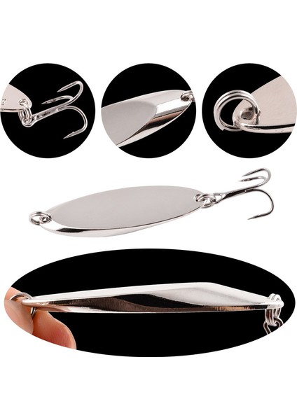 3 Adet-A Tarzı 56G 3 Adet Altın Gümüş Aydınlık Dönen Metal Er Kaşık Balıkçılık Cazibesi Yemler Alabalık Pike Pesca Balık Tiz Kanca Mücadele (Yurt Dışından) fırsatları