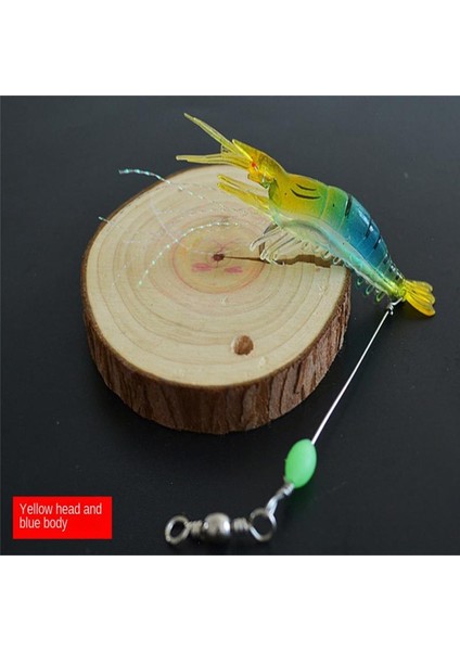 No.2 Tarzı 8 cm 5g Lures Aydınlık Yumuşak Yem Luya Karides Yem Asılı Biyonik Sahte Yem Balıkçılık Yem Silikon Yumuşak Böcek Gece Balıkçılık Sahte Yem (Yurt Dışından)