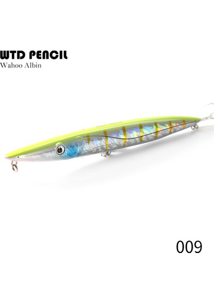 No.9 Stili 195 mm Hunthouse Don Belone Kalem Yem Espetron Leurre Wtd Balıkçılık Lures Üst Su G Uzun Döküm Lüfer Levrek Ton Balığı T (Yurt Dışından)