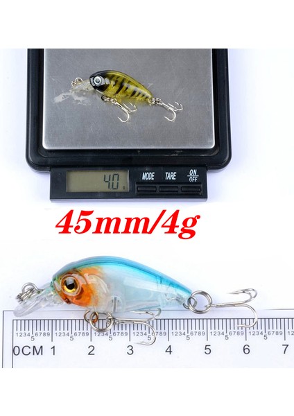 B Tarzı 1 Adet Minnow Balıkçılık Cazibesi 4.5cm 4g Batan Sert Yem Wobblers Jig Yem Crankbait Sazan Çizgili Bas Pesca Olta Takımı Swimbait (Yurt Dışından) modelleri