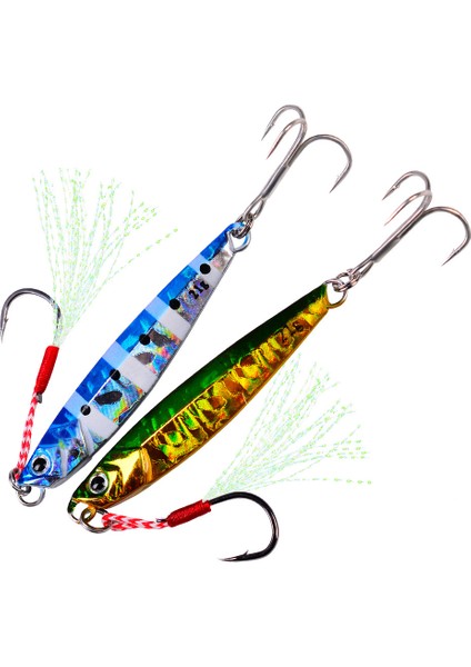 Renklig Tarzı 21G-6.7CM 1 Adet 7g 10G 21G 40G 60G Metal Döküm Yavaş Jig Kaşık Jig Sert Yem Yem Balık Levrek Balıkçılık Cazibesi Wobbler Erbait Mücadele (Yurt Dışından)