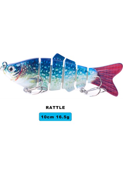 CC21-15 Tarzı Ccltba 6 Eklemli Swimbait Batan Wobblers Balıkçılık Lures Crankbait Pike Için Sert Yapay Yemler Alabalık Bas Olta Takımı Cazibesi (Yurt Dışından)