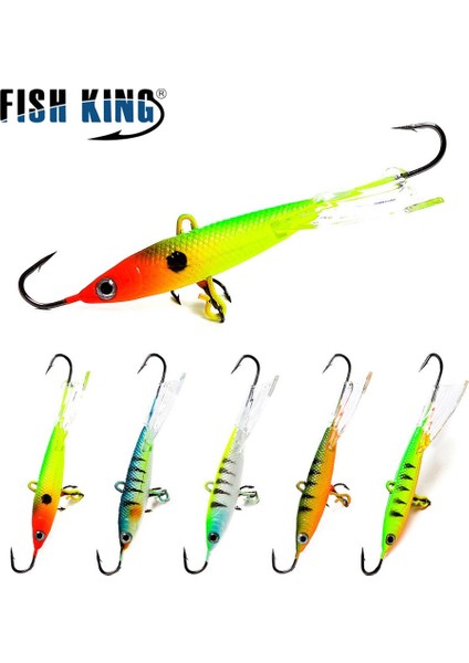 25G-012 Tarzı Balık Kral G Dikey Metal Jig Kış Buz Balıkçılık Cazibesi 3D Göz Sert Yapay Yem Dengeleyici Balıkçılık Wobblers (Yurt Dışından) fiyatları