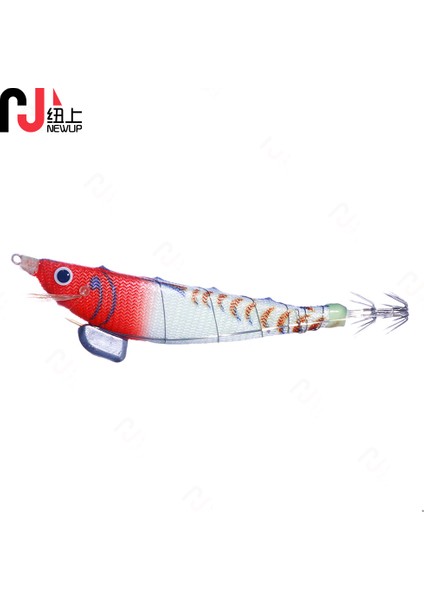 No.7 Tarzı Ahtapot Kalamar Jig Aydınlık LURE12CM-14.3G Ahşap Karides Yapay Balıkçılık Lures Ahtapot Cuttlefrimp Sert Balıkçılık Yem (Yurt Dışından)