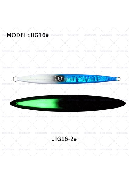 JIG16-MAVI Tarzı 60G Obsessıon Metal Batan Jig Tuzlu Su Sazan Pike Peche Jig Er Crankbait Okyanus Balıkçılık Kancalar Çipura Aksesuarları (Yurt Dışından)