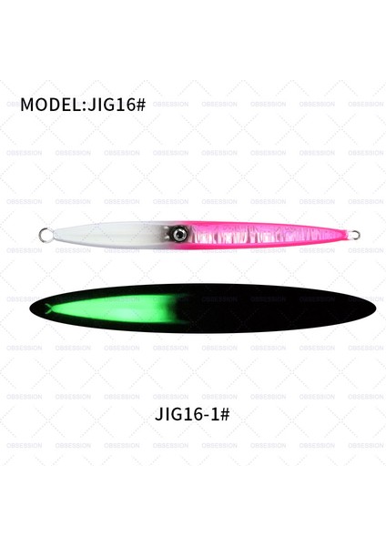 JIG16-PEMBE Tarzı 60G Obsessıon Metal Batan Jig Tuzlu Su Sazan Pike Peche Jig Er Crankbait Okyanus Balıkçılık Kancalar Çipura Aksesuarları (Yurt Dışından)