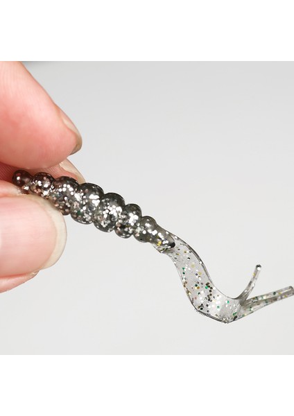 QHC004 Stili Ardea Yumuşak Lures Silikon Yem Worg Yapay Grub Swimbait Wobblers Sazan Çift Renkli Olta Takımı (Yurt Dışından) indirimleri