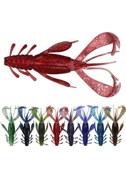 No.5 Tarzı 100MM10G Yumuşak Yem Silikon Lures Solucan 10 cm 10G Balıkçılık Lures Çekici Karides Koku Tuz Wobbler (Yurt Dışından) fiyatları