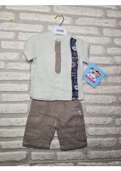 Dikey Motifli Müslin 2'li Takım fırsatları