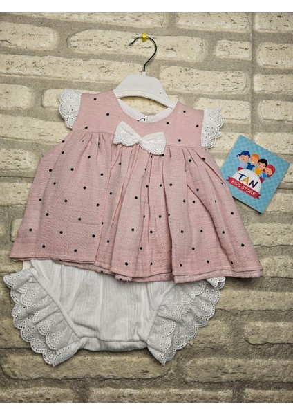 Dantel Detaylı Müslin Külotlu Takım