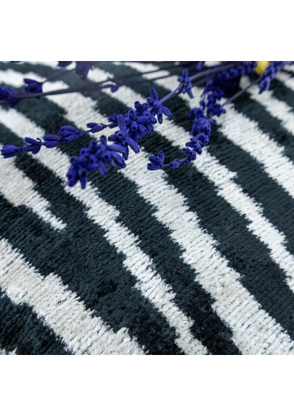 Miri Zebra Desenli El Yapımı Ikat Kırlent 50X50 cm