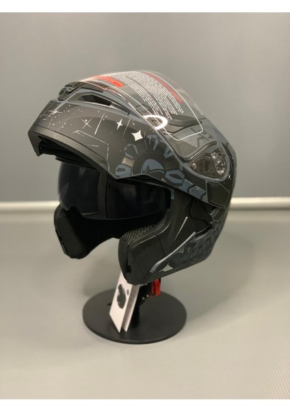 Motopoint JK-902 Güneş Vizörlü Çene Açılır Kask indirimleri