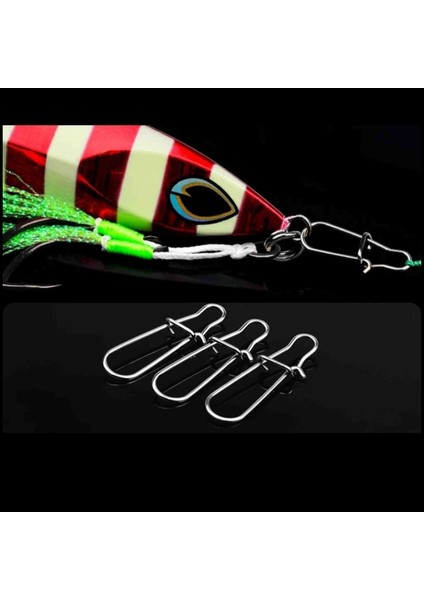 Jig, Rapala Klipsi - 12mm - Paslanmaz Nikel Kaplama - 10 Adet