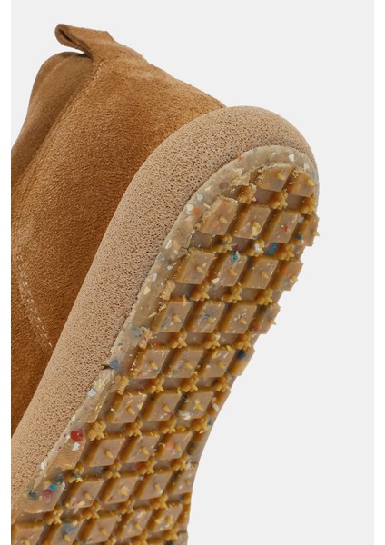 Troy Kadın Camel Gerçek Süet Deri Sneaker