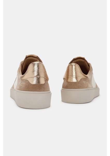 Lunetta Kadın Vizon Süet Deri Sneaker
