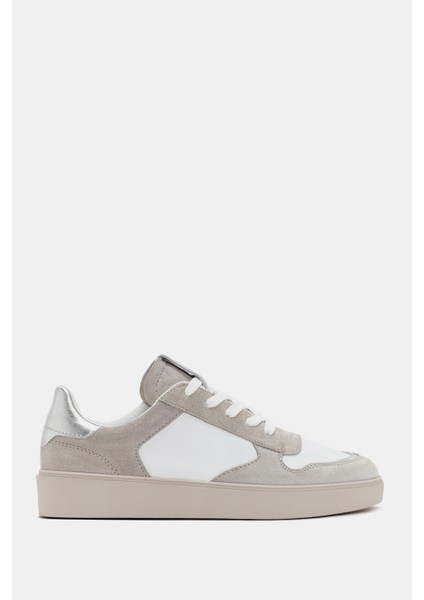 Lunetta Kadın Bej Süet Deri Sneaker