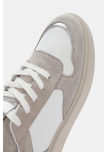 Lunetta Kadın Bej Süet Deri Sneaker