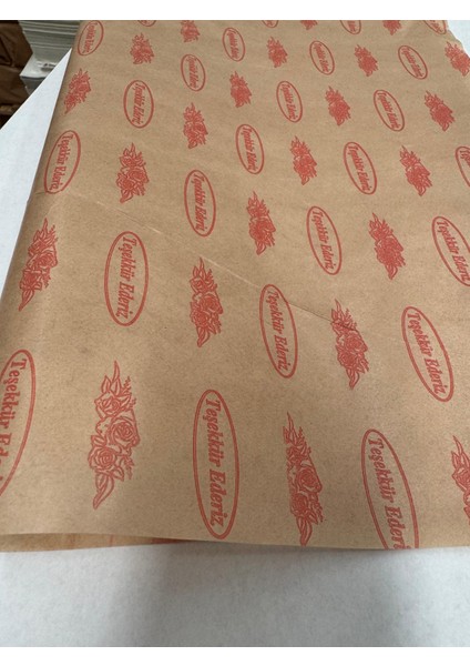Baskılı Kahverengi Şamua Kağıt (Paketleme Kağıdı) 35*50 5 kg modelleri