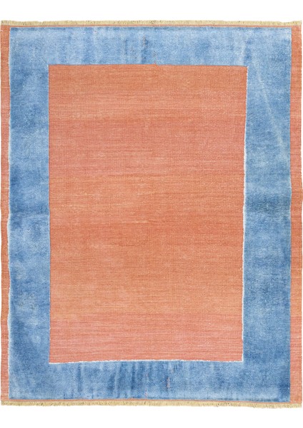 Mori Modern El Dokuması Yün Halı Kilim 108X135 cm