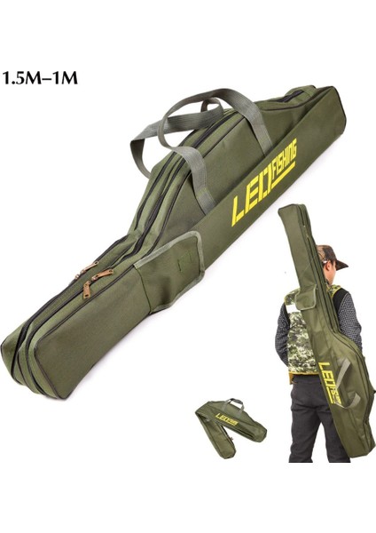2-Katmanlı-0.6m-Yeşil Stil Taşınabilir Katlanabilir Olta Taşıyıcı Balık Pole Araçları Saklama Çantası Kılıfı (Yurt Dışından) indirimleri