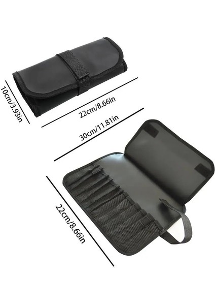 Siyah Stil 12 Yuvaları Balıkçılık Cazibesi Çanta Düzenleyici Yem Saklama Çantası Su Geçirmez Aşınmaya Dayanıklı Ayarlanabilir Jig Cep Olta Takımı Aksesuarları (Yurt Dışından)