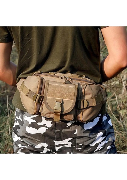 B Tarzı Askeri Fan Çanta Spor Açık Büyük Kapasiteli Su Geçirmez Bel Taktik Çanta Seyahat Sürme Göğüs Çok Fonksiyonlu Çanta Koşu J0M4 (Yurt Dışından) modelleri
