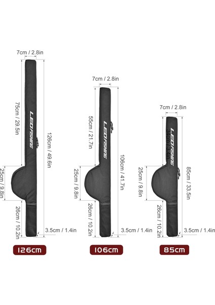 Tlg Shop 106CM Tarzı 85CMCMCM Olta Makarası Çantası Kutup Omuz Saklama Çantası Taşınabilir Çubuk Mücadele Aracı Taşıyıcı (Yurt Dışından)