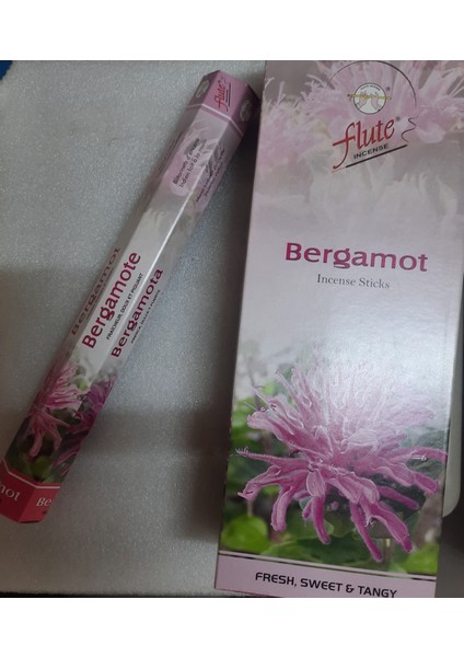 Yılmaz Şifalı Bitkiler ve Baharat Ürünü Tütsü Bergamot  (Bergamut Meyvesi  )  Kokulu 1 Paket 20 Çubuk Tütsü