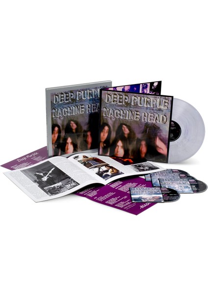 Deep Purple - Machine Head (Renkli LP+ 3CD + Blu Ray)