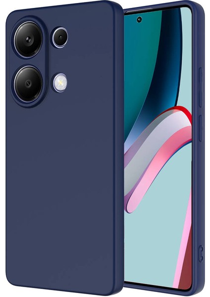 Xiaomi Redmi Note 13 4g Kılıf Kamera Korumalı Içi Kadife Logosuz Mara Lansman Silinebilir Kılıf Lacivert