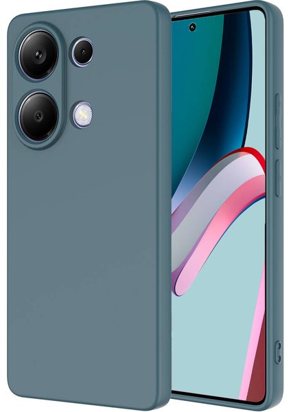 Xiaomi Redmi Note 13 Pro 4g Kılıf Kamera Korumalı Içi Kadife Logosuz Mara Lansman Silinebilir Kılıf Koyu Yeşil